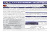 Baltimore Ravens Press Releaseprod.static.ravens.clubs.nfl.com/assets/docs/game... · UNDER ARMOUR PERFORMANCE CENTER 1 WINNING DRIVE OWINGS MILLS, MD 21117 PH: 410-701-4000 NFL WEEK