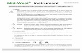 Mid-West Instrument Bulletin No: Elec IM120/19A Supersedes ... · The indicating / non‐indicating differential pressure switches are used for monitoring differential pressures in