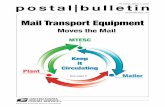 Front Cover - USPS · Cover Story postal bulletin 22436 (3-3-16) 3 Cover Story Mail Transport Equipment: It Moves the Mail Mail Transport Equipment (MTE) comes in many shapes, sizes,