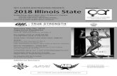 NPC Illinois State 2018 BW 01 28 2018 - UPA EVENTS€¦ · NPC ILLINOIS BODYBUILDING PRESENTS 2018 Illinois State Bodybuilding, Figure, Bikini, Men’s & Women’s Physique OFFICIAL