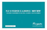 NJ ONLINE GAMING REVIEW - New York State Senate ... NJ ONLINE GAMING REVIEW FOR THE COMMITTEE ON RACING,