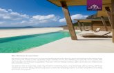 Six Senses Con Dao · 2019-09-10 · Six Senses Con Dao Six Senses Con Dao is set in an area of outstanding natural beauty of a protected national and marine park. The resort sits