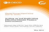 Scaling up and Replicating Interventions - DIE_GDI · 2017-08-02 · Scaling up and Replicating Effective Climate Finance Interventions Takayoshi Kato (OECD), Jane Ellis (OECD) and