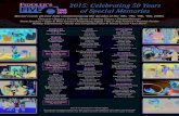 2015: Celebrating 50 Years of Special Memories 2015 events calendar [3].pdf · 2015: Celebrating 50 Years of Special Memories Special events all year long commemorating the decades