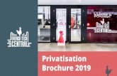 Brochure 2019 Privatisation - French Tech Central · grand nef de Station f et de l’autre côté sur la rue pouvant accueillir jusqu’à 120 personnes (80 assises). Entièrement