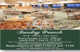 GOLD CLUB Qfund¶ (P'tunc/v Every Sunday 11 am - 230 pm ... · Enjoy a luxurious Sunday Brunch with an array of traditional breakfast favorites, pasta, seafood, local favorites, and