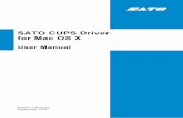 SATO CUPS Driver for Mac OS X User Manual...SATO CUPS Driver for Mac OS X 6-28 User Manual  CL6NX Series CL6NX 203 dpi CL6NX 305 dpi CL4NX-J
