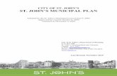 St. John's Municipal Plan...approved in 1993. The 1993 Municipal Plan grouped policies in relation to broad objectives (Part II) and more specific guidance for development regulation