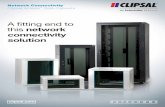 A ﬁtting end to network connectivity solution€¦ · Network Connectivity Clipsal Actassi Data Cabinets Wall-mounted network data cabinets Clipsal Actassi Wall-Mounted Cabinets