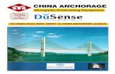 The Middle East s SOLE AGENT for CHINA ANCHORAGE productsdusense.ae/documents/ChinaAnchorageBrochureCompressed6615.pdf · Company Profile As one Of the first anchorage producers that