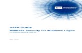 USER GUIDE WWPass Security for Windows Logon · PassKey authentication is certificate based and uses Smart Card technology. During setup, an X.509 certificate for your Windows domain