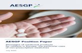 AESGP Position Paper...AESGP Position Paper on Shortages of medicinal products for citizens in Europe (2020) | 2 y Executive summary 1. Self-care plays a crucial role in healthcare,