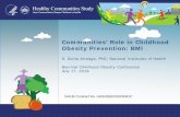 Communities’ Role in Childhood Obesity Prevention: BMIapps.cce.csus.edu/sites/childobesity/19/speakers/uploads/MP 5.1 Arteaga, Sonia...Scatter plots of mean BMI vs. CPP nutrition