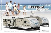 FREEDOM TO EXPLORE - RVUSA: RVs for Sale Nationwidelibrary.rvusa.com/brochure/2018_Coachmen_Freedom Express.pdf · shoes, extra gear and a waste basket. This popular 320 BHDSLE outdoor