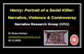 Henry: Portrait of a Serial Killer: Narrative, Violence & Controversy … · 2013-02-03 · Henry: Portrait of a Serial Killer 1st independent future film by John McNaughton Produced