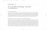 Leadership and values · 2007-08-07 · Leadership and values 93 Chap-05.qxd 5/4/04 19:18 Page 93. 94 Business success through service excellence value, but it may be possible to