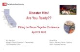 Disaster Hits! Are You Ready?? - California State University · Director, National Claims – Specialty. Alliant Insurance Services. 2. 3 Are YOU ready to tackle the Disaster Recovery