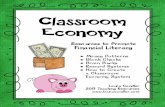 Classroom Economyfriendsofasi.org/.../04/FREEClassroomEconomyPack.pdf · Classroom Money Patterns ($1.00 to $100) Brain Bucks Blank Checks Personal Account printable Getting Started.