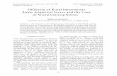 Diffusion of Rural Innovations: Some Analytical Issues and the … · 2011-11-08 · Diffusion of Rural Innovations: Some Analytical Issues and the Case of Wood-burning Stoves BINA