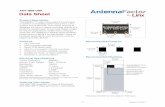 ANT-868-USP Data Sheet by - Linx Technologies– 1 – Revised 1/3/2017 Recommended Footprint Recommended Mounting No ground plane or traces under the antenna Ground plane on bottom