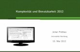 Komplexität und Benutzbarkeit 2012 - Julian Fietkaude.julian-fietkau.de/pdf/komplexitaet_und_benutzbarkeit_2012.pdfKomplexität und Benutzbarkeit 2012 Author: Julian Fietkau Created