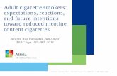 Adult cigarette smokers’ expectations, reactions, and ......Combines ethnographic observation with individual interview and group discussion techniques in the context of naturalistic