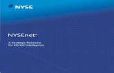 A Strategic Resource for Market Intelligencerobpress/nysenet.pdf · NYSE Institutional Insight provides summary reports for over 6,000 fund managers. The reports include each fund’s