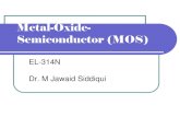 Metal-Oxide- Semiconductor (MOS) · MOS (Metal-Oxide-Semiconductor) Assume work function of metal and semiconductor are same. MOS materials. MOS structure Shown is the semiconductor