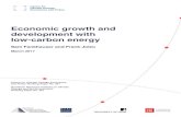 Economic growth and development with low-carbon …...Economic growth and development with low-carbon energy Sam Fankhauser and Frank Jotzo March 2017 Centre for Climate Change Economics