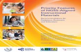 Priority Features of NGSS-Aligned Instructional …...and/or earth and space sciences (NRC 2012, pp . 201-2; Achieve, EQuIP Rubric, 2016) . Student Engagement and Sense-Making Instructional