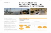 MOVILINK16 MOBILE LINK 16 GROUND STATION...Link16 testing capability. MOVILINK16 Main features Mobile Link 16 ground station Capability of testing and evaluate Link 16 platforms and