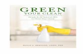Welcome to Your Greener Home! - Pink Fortitude, LLC · 2019-03-24 · This book provides home cleaning solutions and DIYs that we have used in our home for years. The information