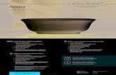 Amiata · 2019-03-20 · VA/1181/09/Jan19 Amiata AMT-N-xx-OF / AMT-N-xx-NO Massachusetts Code: Approved cUPC listing by IAPMO: File No. 6574 Contemporary double-ended tub • Made