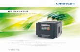 RX Inverters Promotional Brochure - Nexcess CDN€¦ · 8 Frequency inverters Common specifications Model number 3G3RX Specifications Control functions Control methods Phase-to-phase