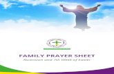 FAMILY PRAYER SHEET...Dear NPCAT Families This prayer sheet aims to help families pray together now that we cannot go to Mass, particularly over this celebration of Easter. We hope