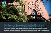 The Economic Geography of Fossil Fuel Divestment, … · The Economic Geography of Fossil Fuel Divestment, Environmental Policies and Oil and Gas Financing Theodor Cojoianu, IRC &