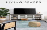 TV STANDS CATALOG - Living Spaces · 10 11 MARVIN 3 PIECE ENTERTAINMENT CENTER $1,495 You can proudly showcase and store your media essentials with our industrial-style Marvin entertainment
