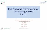 HSE National Framework for developing PPPGs Part 1 · Part A: Outlines the step by step process to follow, it can be an algorithm, process flow chart, or Standard Operating Procedure