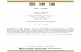 Form ADV Part 2A (“Brochure”) - Commerce Bancshares...Investment Advisor, which is the advisor to the Commerce Funds, a Registered Investment Company. Services CBSI provides the