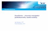 DuraDemo – sivuvety energiaksi polttokennolla, hanke-esittely · 2015-12-14 · Capital cost per kW (excl. grid connection) expected to be very low (