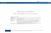 Deliverable - STARR Project · project, as well as the quality assurance and quality control rules for deliverables and dissemination. Keywords Quality assurance, management procedures,