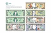 CURRENCY EDUCATION PROGRAM THE UNITED STATES OF AMERICA Printable Play Money … · 2020-07-23 · Printable Play Money There are seven U.S. banknotes. Learn to recognize and count
