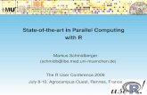 Stateoftheart in Parallel Computing with R · • Parallel Computing with R needs to be improved: – Teach R useres to think in parallel – Integration of R code into multicore
