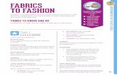 FABRICS TO FASHION · DISCOVERING GOD’S GIFT OF ARTS & SKILLS 81 FABRICS . TO FASHION. Sewing is a rewarding hobby. It takes practice and patience, but the results . can be very