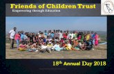 Empowering through Education - Friends of Children Trust · 2018-10-13 · • Weekend sessions at Bhavan Bangalore Press School • More academic focus for PU students • Broader