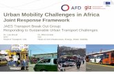 Urban Mobility Challenges in Africaafrica-eu-partnership.org/sites/default/files/user... · Page 5 2. Focus on African challenges a. Specificity of urban development in Africa Urbanization