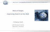 Web of People Improving Search on the Web · Today we search for persons, videos, music 19/10/10 18 Web Search Entity Centric Search Rich Media Search. ... blog analysis Showcase