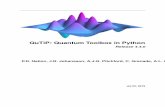 QuTiP: Quantum Toolbox in Pythonqutip.org/downloads/4.4.0/qutip-doc-4.4.pdf · Author Shahnawaz Ahmed Author Neill Lambert Author Eric Giguere version 4.4 status Released (July 18,