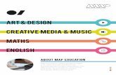 ART & DESIGN CREATIVE MEDIA & Music MATHS ENGLISH...Creative Media Production which comes in different sizes to suit each learner's ... Interactive Media Products. Developing Multimedia