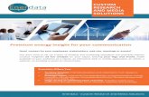 Custom Research and Media Solutions Brochure · Enerdata - Custom Research and Media Solutions CUSTOM RESEARCH AND MEDIA SOLUTIONS Need content for your employees, stakeholders, web
